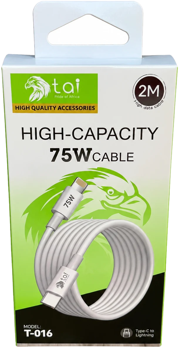 75W USB-C to Lightning Cable (2 m)
